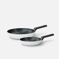 Zestaw patelni Meda 5.0 Economy, ø 20 cm + ø 26 cm, 2 części - Patelnie z nieprzywierającą powłoką ceramiczną, kolor kremowy