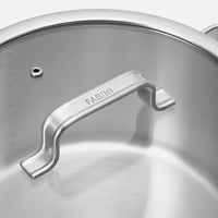 Garnek Core Standard, ø 18 cm (2 l) - Garnek bez nitów z jednowarstwowej stali nierdzewnej, z pokrywką