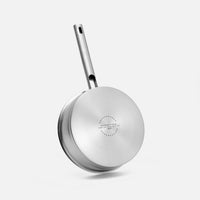 Głęboka patelnia Core Standard, ø 24 cm (2,5 l) - Patelnia bez nitów z jednowarstwowej stali nierdzewnej, z pokrywką