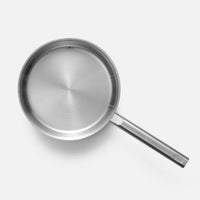 Głęboka patelnia Core Standard, ø 24 cm (2,5 l) - Patelnia bez nitów z jednowarstwowej stali nierdzewnej, z pokrywką