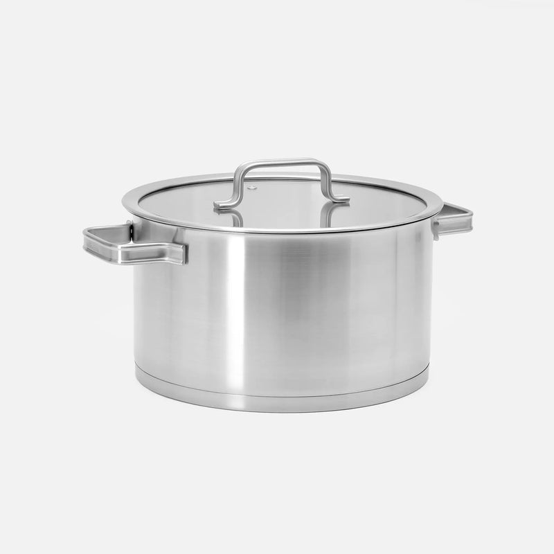 Garnek Core Standard, ø 26 cm (7 l) - Garnek bez nitów z jednowarstwowej stali nierdzewnej, z pokrywką
