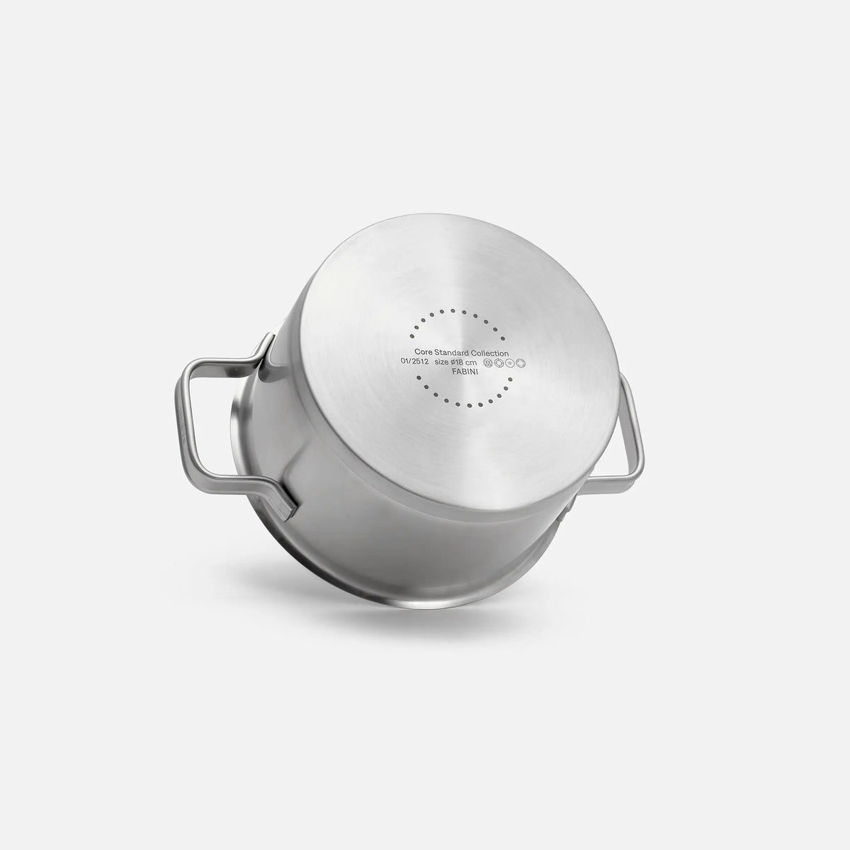 Garnek Core Standard, ø 18 cm (2 l) - Garnek bez nitów z jednowarstwowej stali nierdzewnej, z pokrywką
