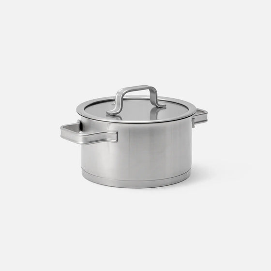 Garnek Core Standard, ø 18 cm (2 l) - Garnek bez nitów z jednowarstwowej stali nierdzewnej, z pokrywką