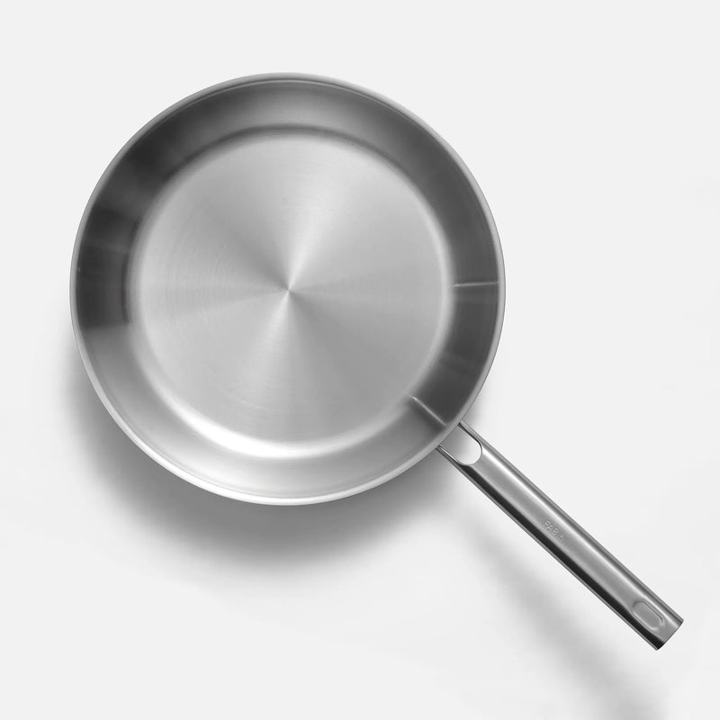 Patelnia Core Standard, ø 30 cm - Patelnia bez nitów z jednowarstwowej stali nierdzewnej, bez pokrywki