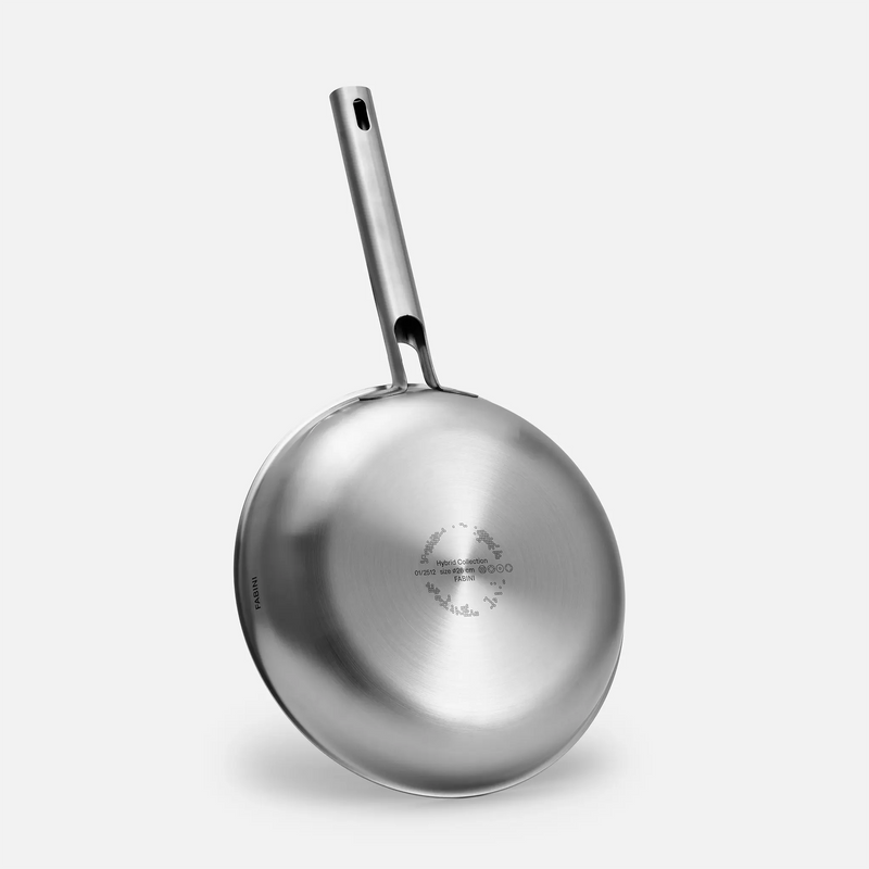 Patelnia Hybrid Standard, ø 26 cm - Patelnia bez nitów z wielowarstwowej stali nierdzewnej z hybrydową powłoką ceramiczną, bez pokrywki