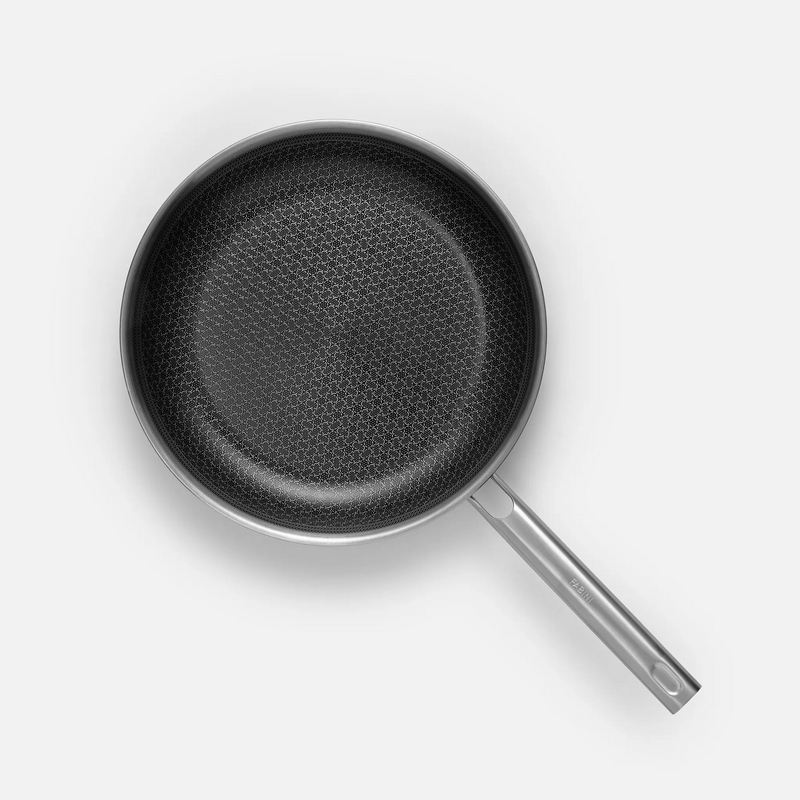 Patelnia Hybrid Standard, ø 30 cm - Patelnia bez nitów z wielowarstwowej stali nierdzewnej z hybrydową powłoką ceramiczną, bez pokrywki