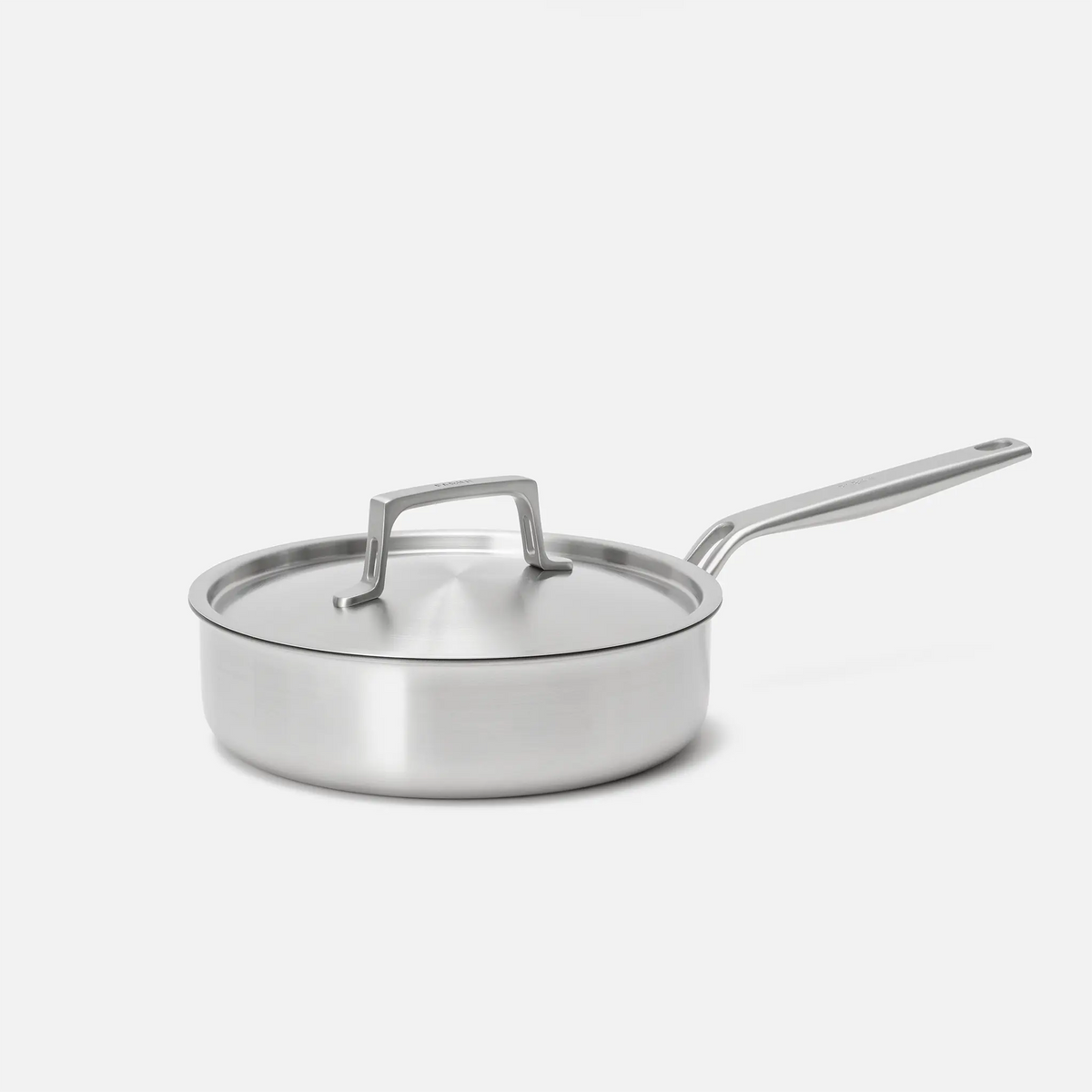 Głęboka patelnia Lucca 4.0 Pro, ø 24 cm (2,5 l) - Patelnia bez nitów z wielowarstwowej stali nierdzewnej z pokrywką