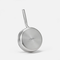 Głęboka patelnia Lucca 4.0 Pro, ø 24 cm (2,5 l) - Patelnia bez nitów z wielowarstwowej stali nierdzewnej z pokrywką