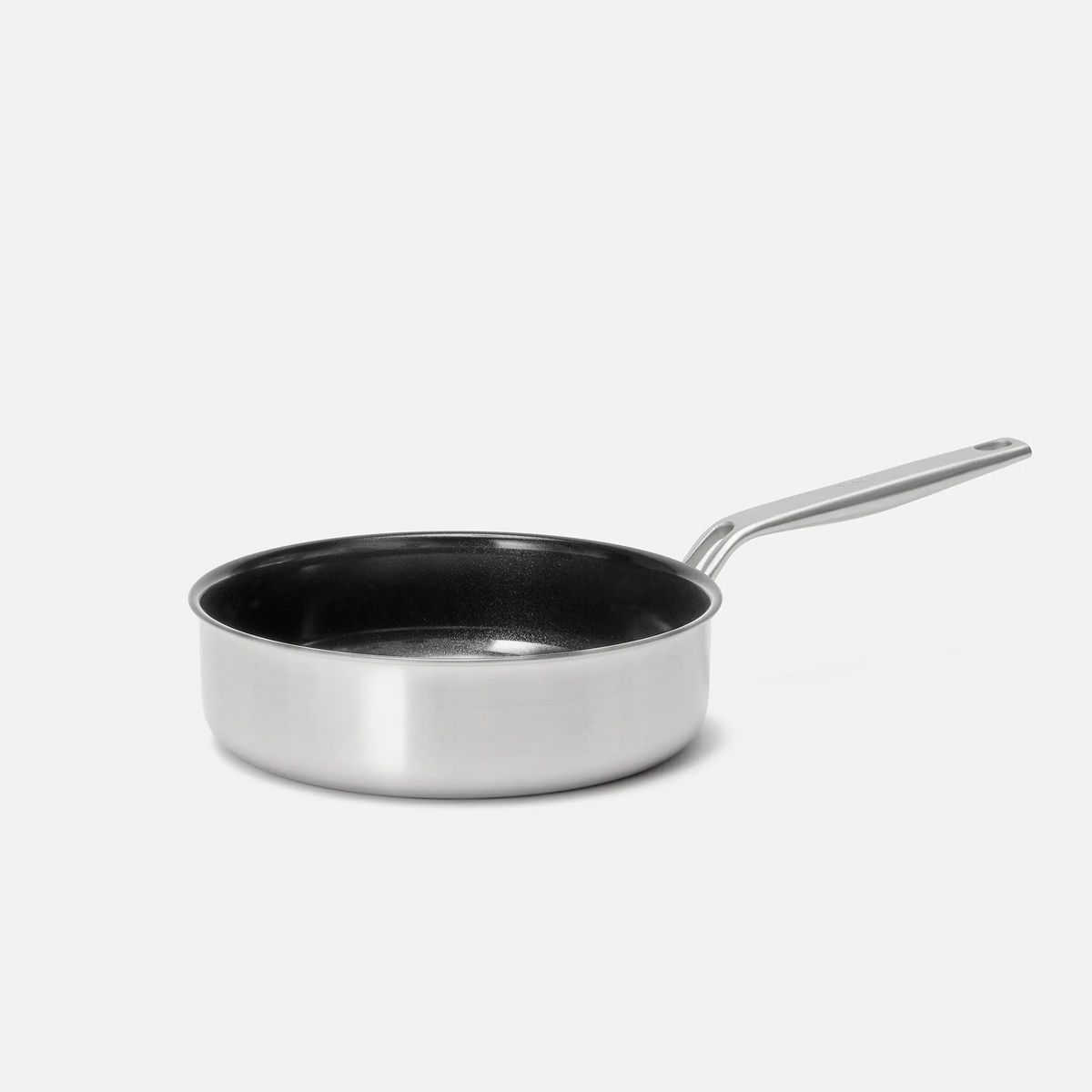 Głęboka patelnia Lucca 4.0 Pro, ø 24 cm (2,5 l) - Nieprzywierająca patelnia bez nitów z wielowarstwowej stali nierdzewnej z powłoką ceramiczną z pokrywką