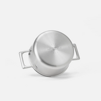 Garnek Lucca 4.0 Pro, ø 20 cm (3 l) - Garnek bez nitów z wielowarstwowej stali nierdzewnej z pokrywką