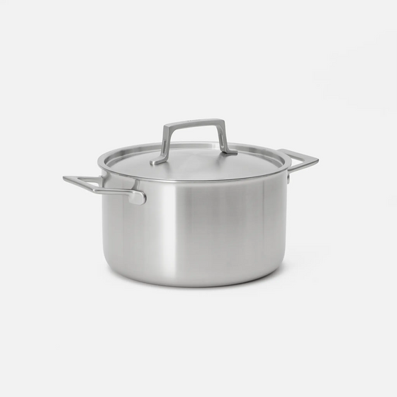 Garnek Lucca 4.0 Pro, ø 24 cm (5,5 l) - Garnek bez nitów z wielowarstwowej stali nierdzewnej z pokrywką