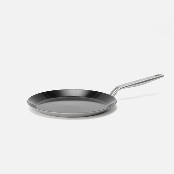 Patelnia do naleśników Lucca 4.0 Pro, ø 28 cm - Nieprzywierająca patelnia bez nitów z wielowarstwowej stali nierdzewnej z powłoką ceramiczną bez pokrywki