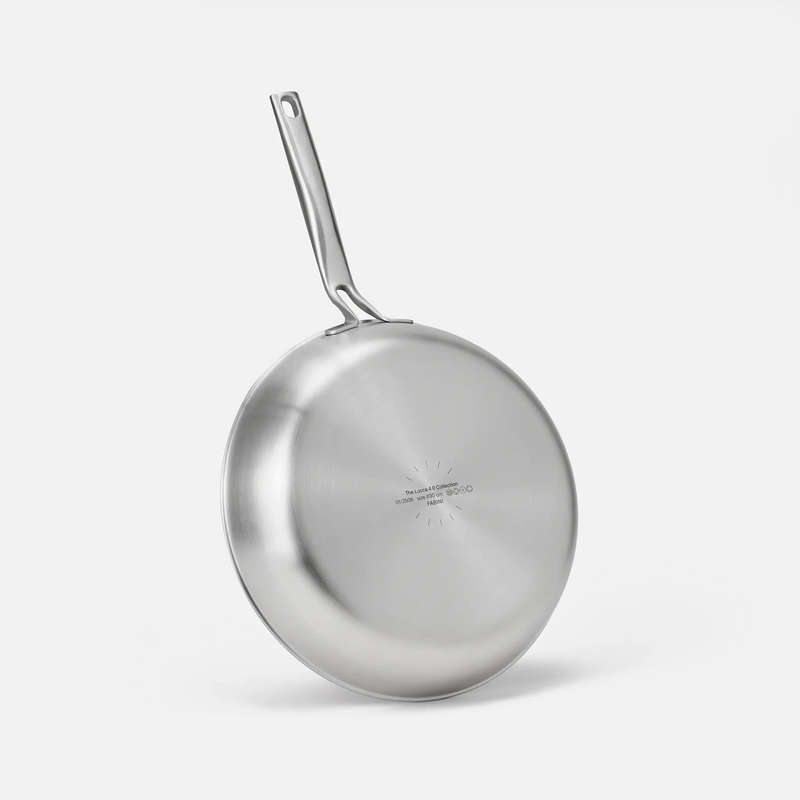 Zestaw patelni Lucca 4.0 Pro, ø 26 cm, 2 części - Patelnia bez nitów z wielowarstwowej stali nierdzewnej + nieprzywierająca patelnia bez nitów z wielowarstwowej stali nierdzewnej z powłoką ceramiczną