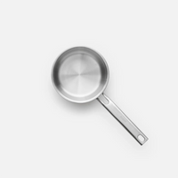 Rondel Lucca 4.0 Pro, ø 14 cm (0,8 l) - Rondel bez nitów z wielowarstwowej stali nierdzewnej z pokrywką