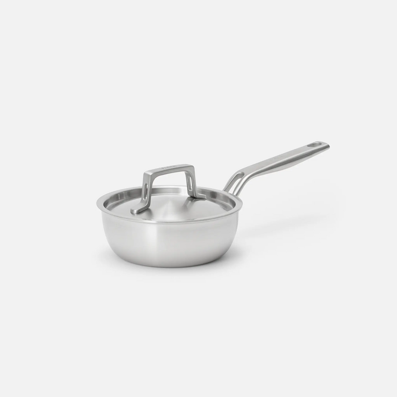 Stożkowy rondel Lucca 4.0 Pro, ø 16 cm (0,8 l) - Rondel bez nitów z wielowarstwowej stali nierdzewnej z pokrywką