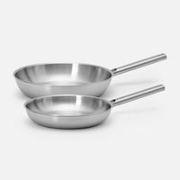 Zestaw patelni Lucca 4.0 Standard, ø 26 cm + ø 30 cm, 2 części - Patelnie bez nitów z wielowarstwowej stali nierdzewnej
