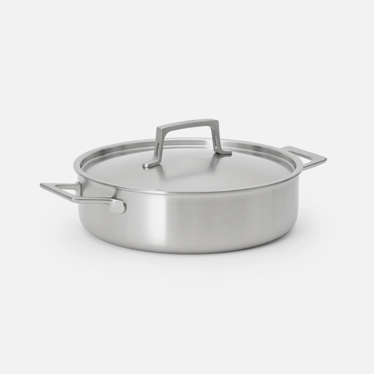 Patelnia do serwowania Lucca 4.0 Pro, ø 28 cm (4 l) - Patelnia bez nitów z wielowarstwowej stali nierdzewnej z pokrywką