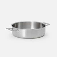 Patelnia do serwowania Lucca 4.0 Pro, ø 28 cm (4 l) - Patelnia bez nitów z wielowarstwowej stali nierdzewnej z pokrywką