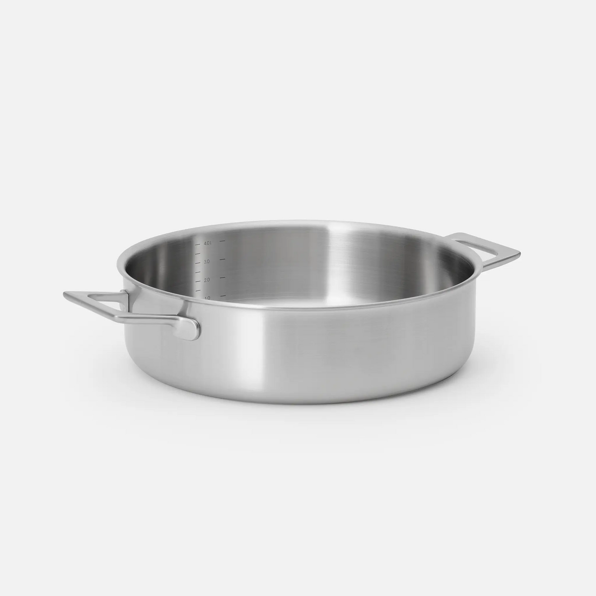 Patelnia do serwowania Lucca 4.0 Pro, ø 28 cm (4 l) - Patelnia bez nitów z wielowarstwowej stali nierdzewnej z pokrywką