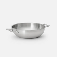 Stożkowa patelnia do serwowania Lucca 4.0 Pro, ø 28 cm (3,5 l) - Patelnia bez nitów z wielowarstwowej stali nierdzewnej z pokrywką