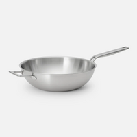 Patelnia wok Lucca 4.0 Pro, ø 30 cm - Patelnia bez nitów z wielowarstwowej stali nierdzewnej z pokrywką