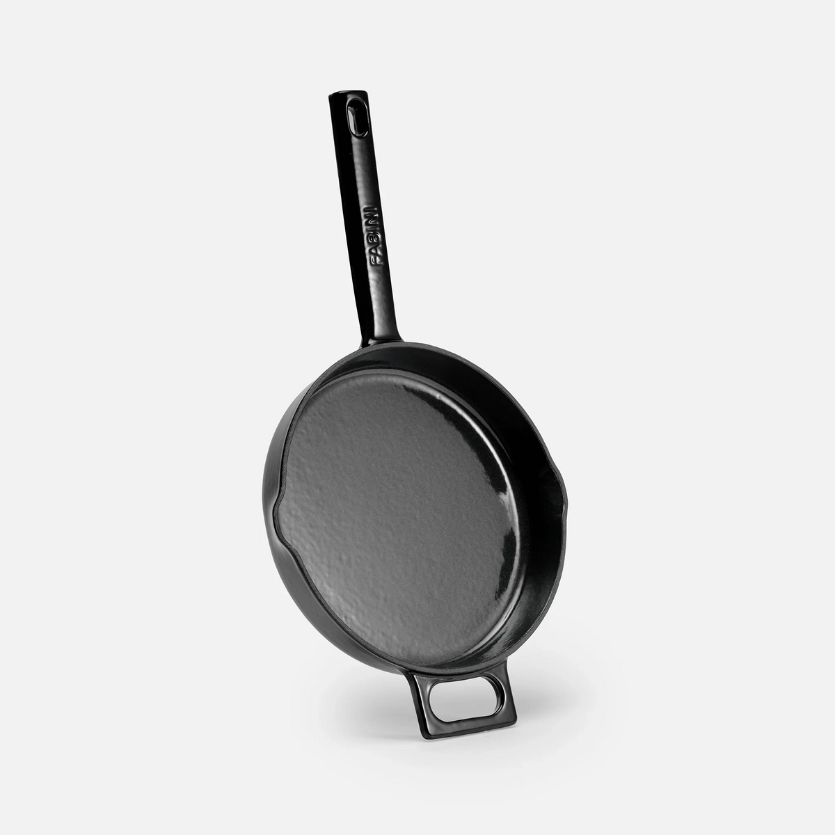 Patelnia Mattia 3.0 Standard, ø 20 cm - Patelnia żeliwna emaliowana, błyszcząca czarna