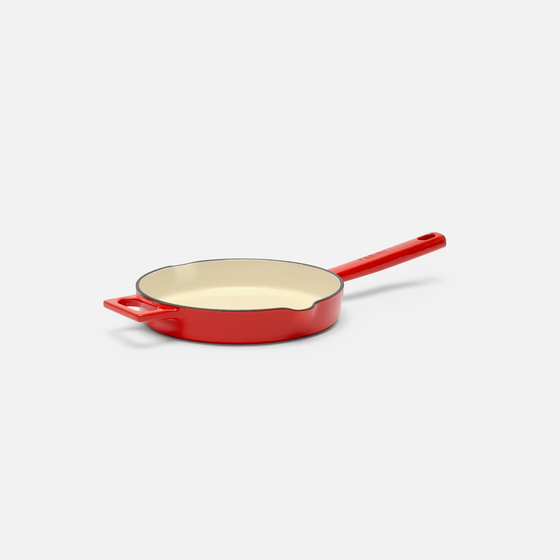 Patelnia Mattia 3.0 Standard, ø 20 cm - Patelnia żeliwna emaliowana, błyszcząca czerwona