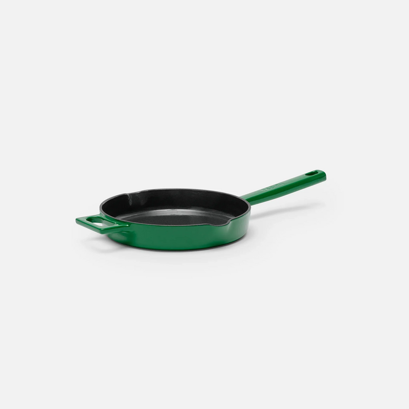 Patelnia Mattia 3.0 Standard, ø 20 cm - Patelnia żeliwna emaliowana, błyszcząca zielona