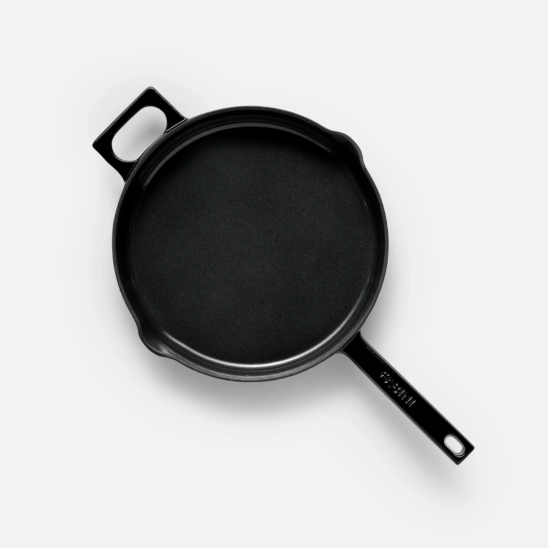 Patelnia Mattia 3.0 Standard, ø 26 cm - Patelnia żeliwna emaliowana, błyszcząca czarna