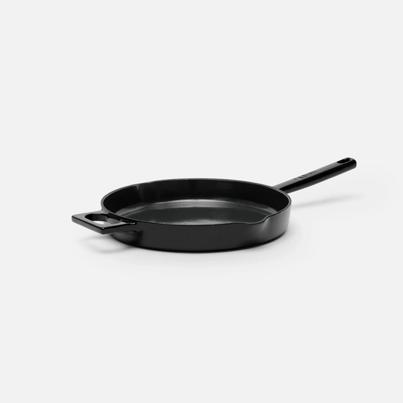 Patelnia Mattia 3.0 Standard, ø 26 cm - Patelnia żeliwna emaliowana, błyszcząca czarna