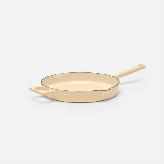 Patelnia Mattia 3.0 Standard, ø 26 cm - Patelnia żeliwna emaliowana, błyszcząca kremowa