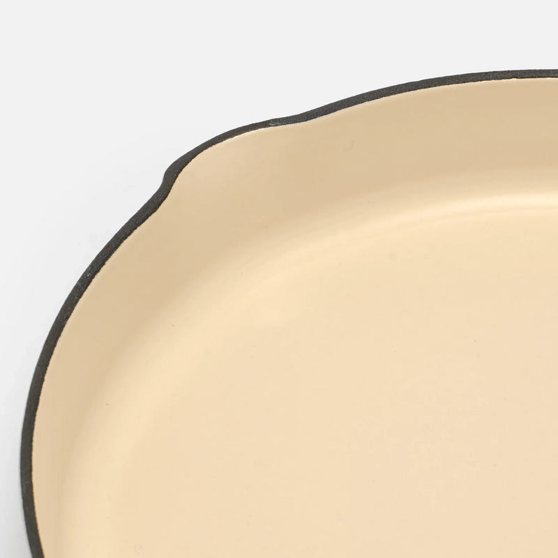 Patelnia Mattia 3.0 Standard, ø 26 cm - Patelnia żeliwna emaliowana, błyszcząca kremowa