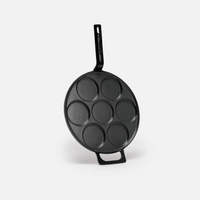 Patelnia do racuchów Mattia 3.0 Standard, ø 26 cm - Patelnia żeliwna emaliowana, błyszcząca czarna