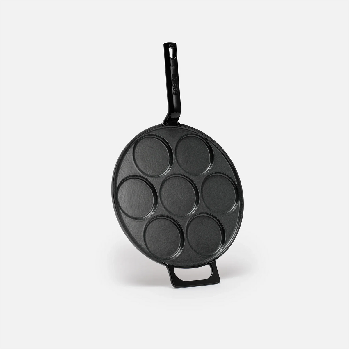 Patelnia do racuchów Mattia 3.0 Standard, ø 26 cm - Patelnia żeliwna emaliowana, błyszcząca czarna