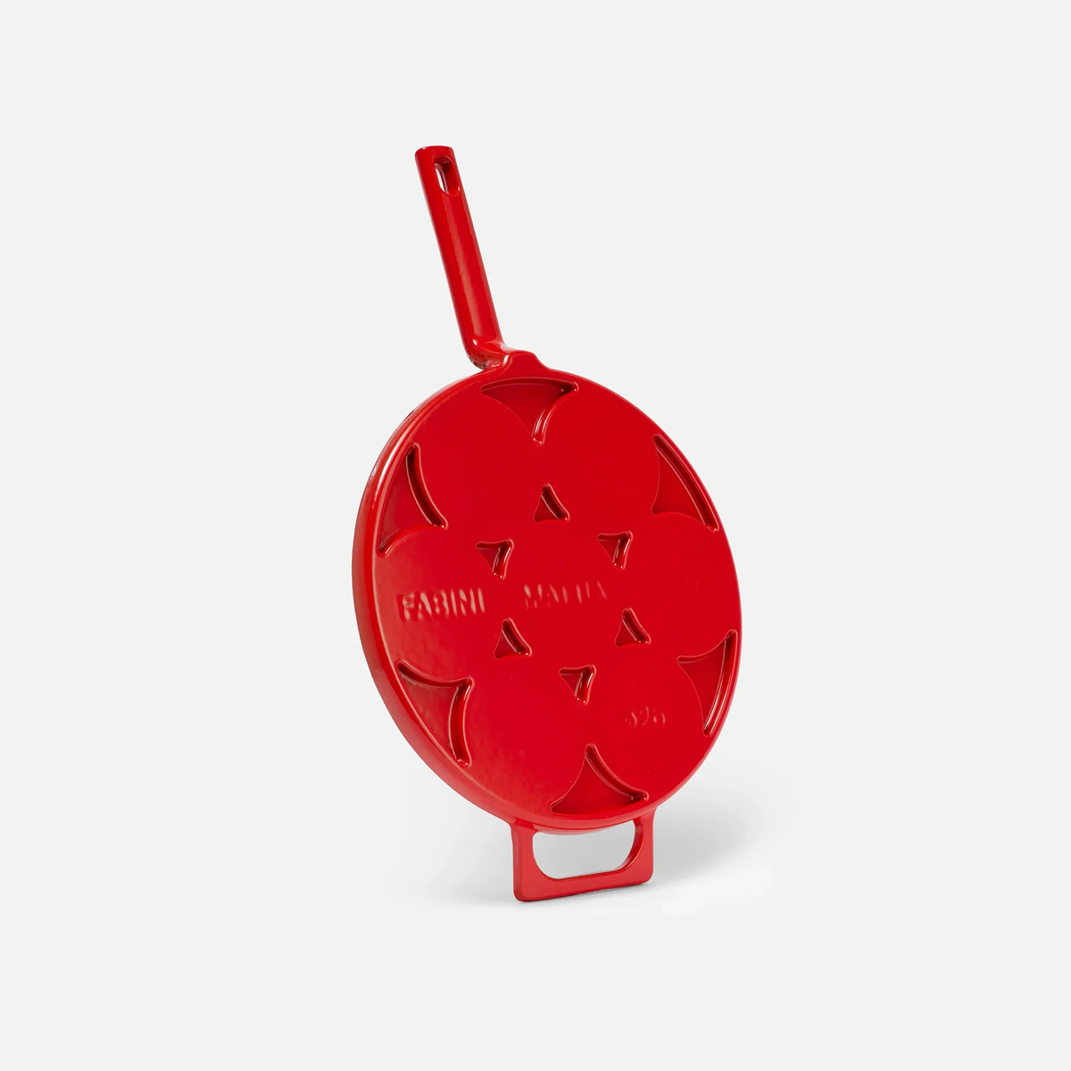 Patelnia do racuchów Mattia 3.0 Standard, ø 26 cm - Patelnia żeliwna emaliowana, błyszcząca czerwona
