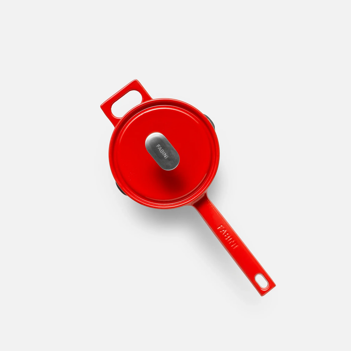 Rondel Mattia 3.0 Standard, ø 14 cm (1,65 l) - Rondel żeliwny emaliowany z pokrywką, błyszczący czerwony