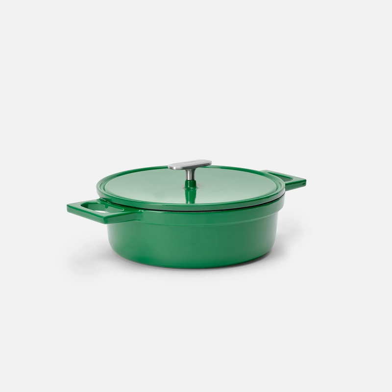 Zestaw naczyń do sztaplowania Mattia 3.0 Standard, ø 26 cm, 4 części - Naczynia żeliwne emaliowane, błyszczące zielone