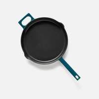 Patelnia Mattia 3.0 Standard, ø 26 cm - Patelnia żeliwna emaliowana, błyszcząca morska
