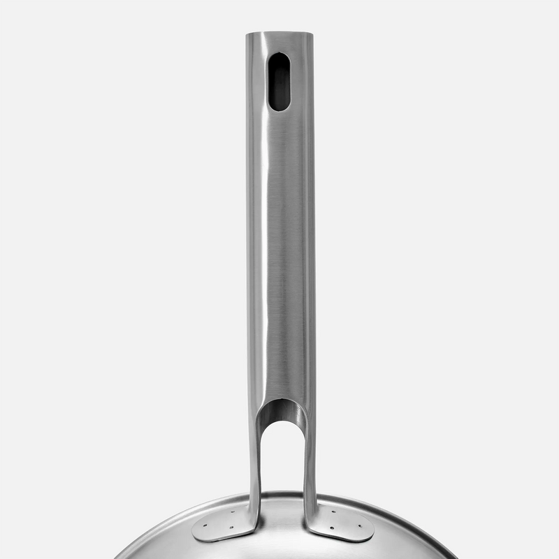 Głęboka patelnia Lucca 4.0 Standard, ø 24 cm (2,5 l) - Patelnia bez nitów z wielowarstwowej stali nierdzewnej z pokrywką
