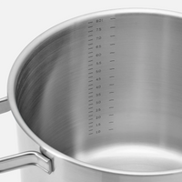 Garnek Lucca 4.0 Standard, ø 24 cm (8 l) - Garnek bez nitów z wielowarstwowej stali nierdzewnej z pokrywką