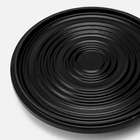 Rondel Mattia 3.0 Standard, ø 14 cm (1,65 l) - Rondel żeliwny emaliowany z pokrywką, błyszczący czarny