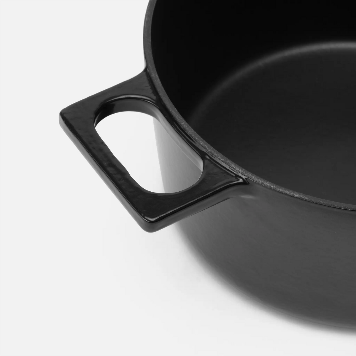 Garnek Mattia 3.0 Standard, ø 20 cm (2 l) - Garnek żeliwny emaliowany z pokrywką, matowy czarny