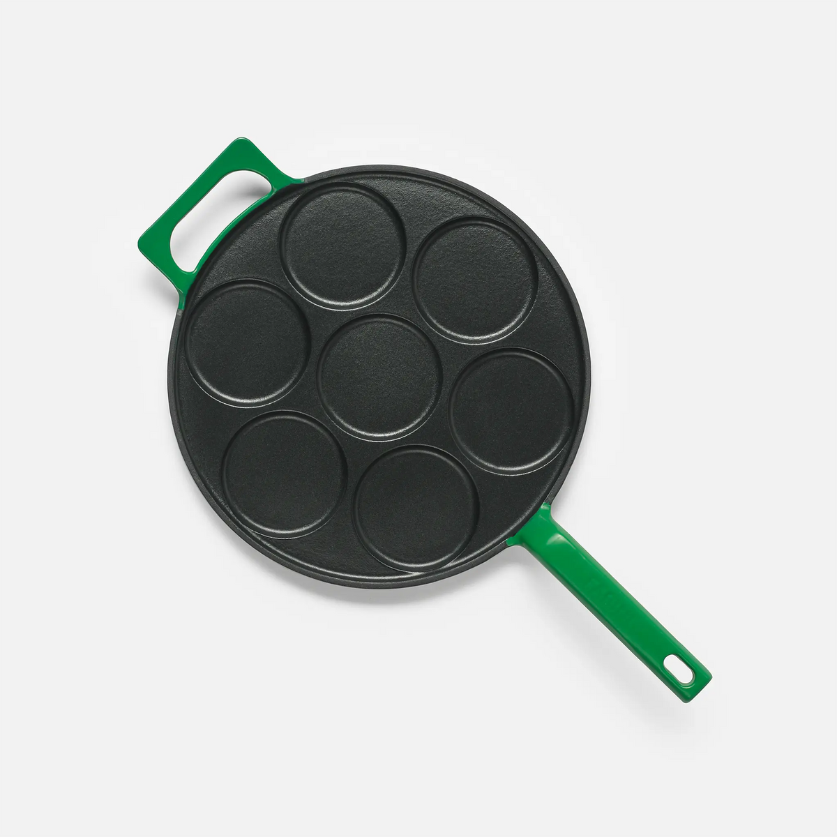 Patelnia do racuchów Mattia 3.0 Standard, ø 26 cm - Patelnia żeliwna emaliowana, błyszcząca zielona