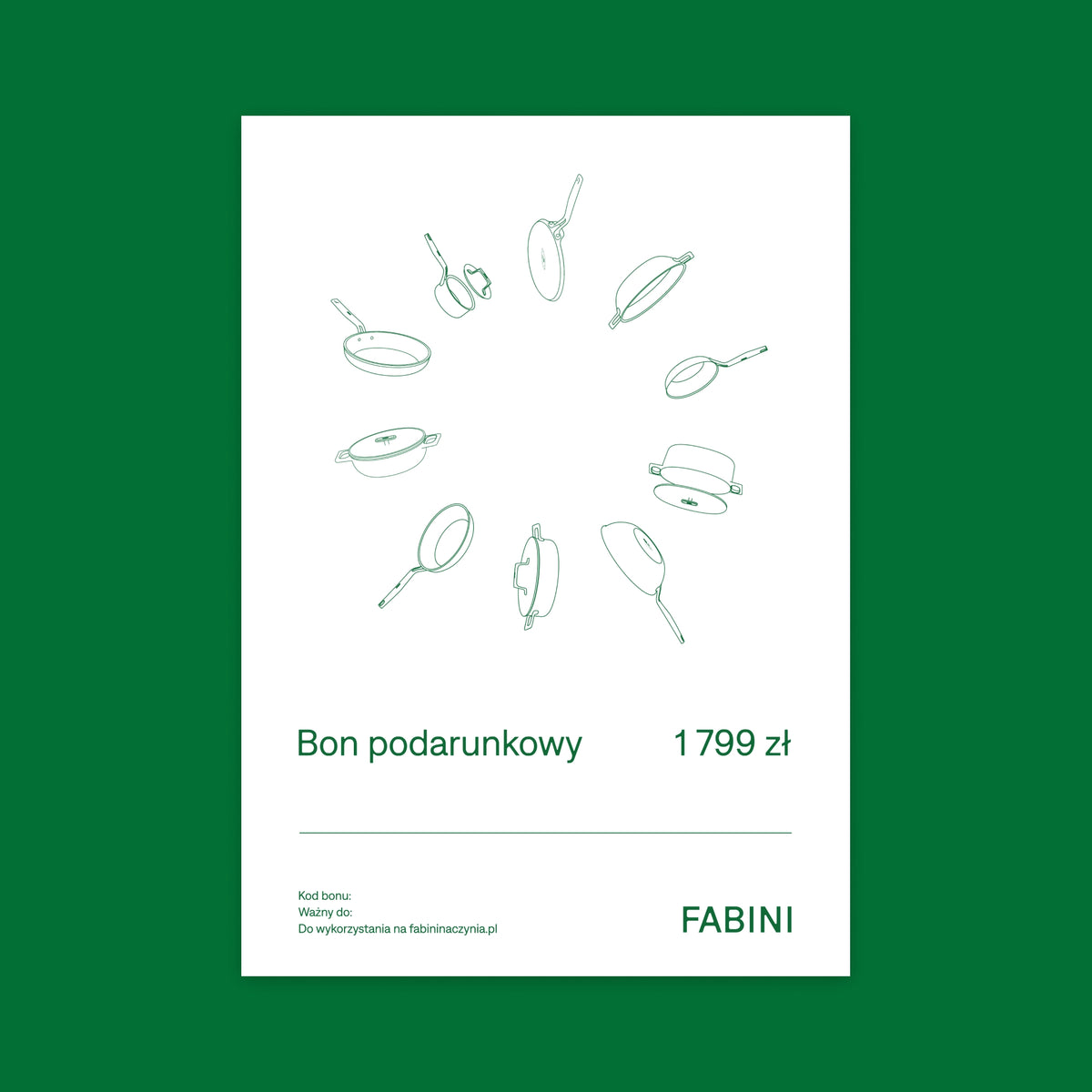 Bon podarunkowy 1 799 zł