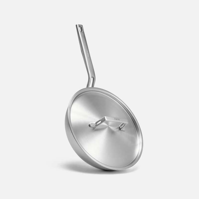 Patelnia wok Lucca 4.0 Pro, ø 26 cm - Patelnia bez nitów z wielowarstwowej stali nierdzewnej z pokrywką