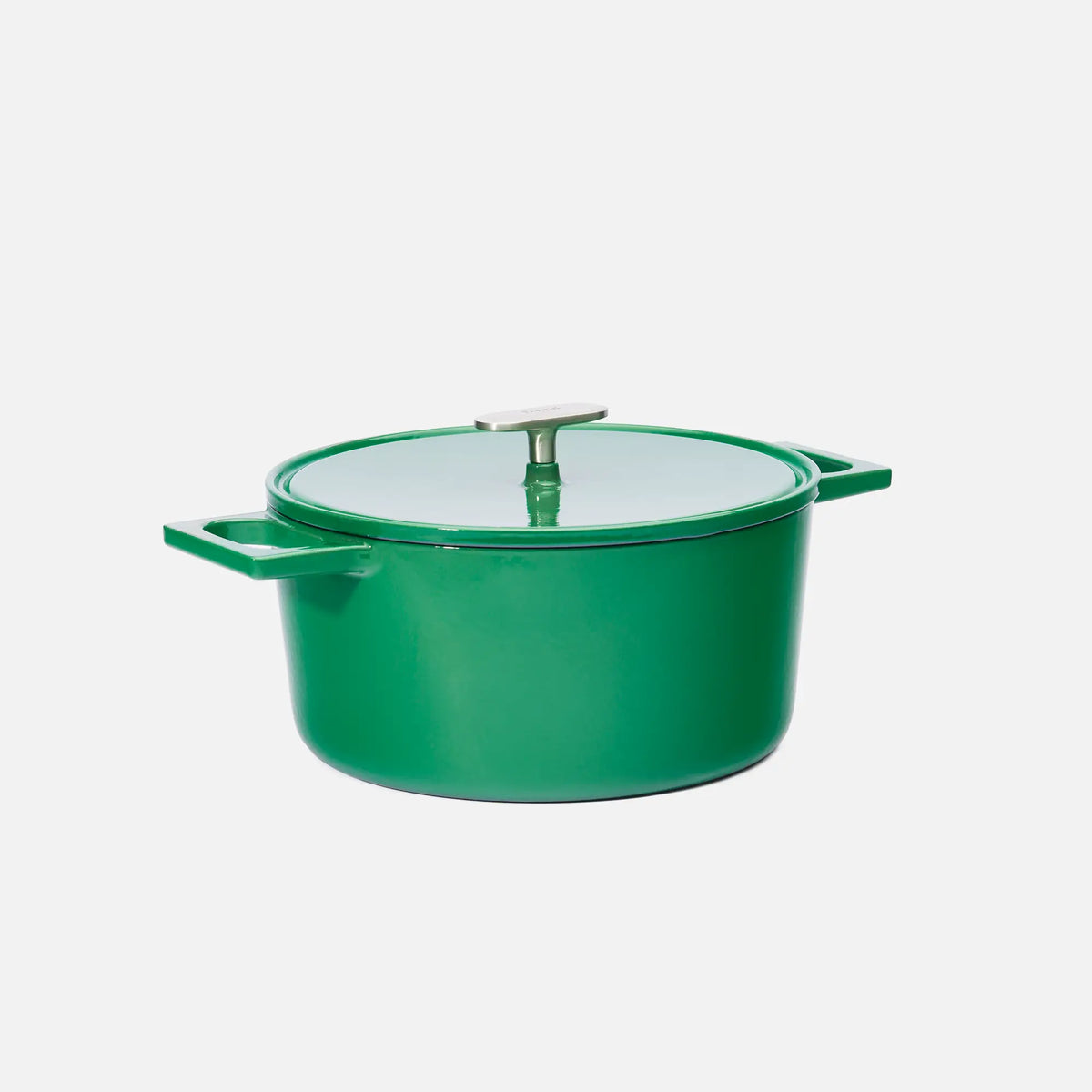 Garnek Mattia 3.0 Standard, ø 26 cm (5,5 l) - Garnek żeliwny emaliowany z pokrywką, błyszczący zielony