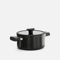 Garnek Meda 5.0 Economy, ø 20 cm (2,6 l) - Garnek z nieprzywierającą powłoką ceramiczną z pokrywką, kolor czarny