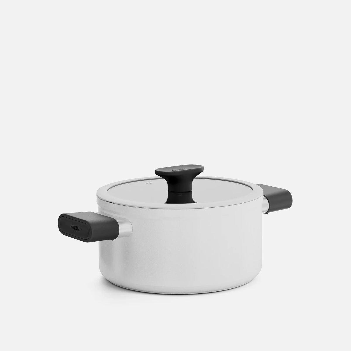 Garnek Meda 5.0 Economy, ø 20 cm (2,6 l) - Garnek z nieprzywierającą powłoką ceramiczną z pokrywką, kolor kremowy