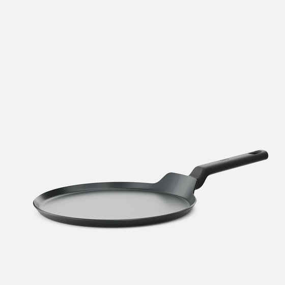 Patelnia do naleśników Meda 5.0 Economy, ø 28 cm - Patelnia z nieprzywierającą powłoką ceramiczną bez pokrywki, kolor czarny