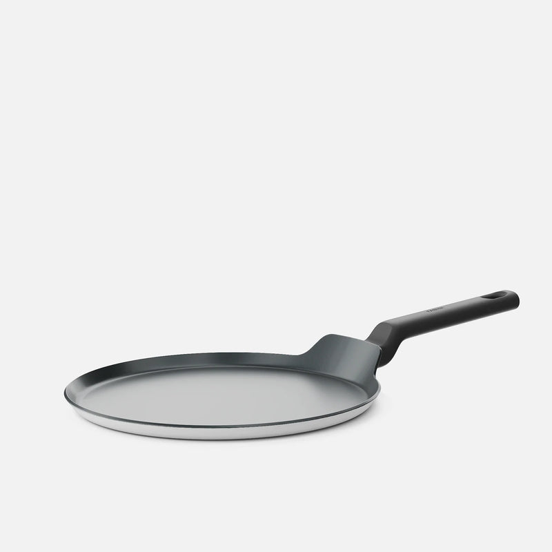 Patelnia do naleśników Meda 5.0 Economy, ø 28 cm - Patelnia z nieprzywierającą powłoką ceramiczną bez pokrywki, kolor kremowy